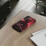 Red Urban Warrior Phone Case for Gamers & Action Fans