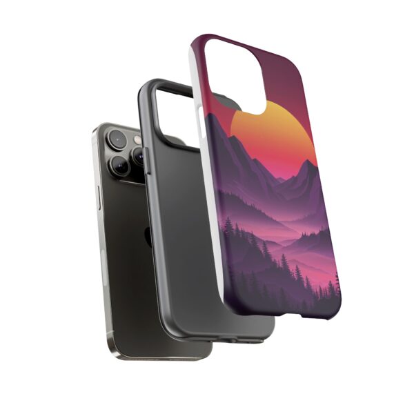 Mountain Sunset Phone Case - Tough Cases for Nature Lovers