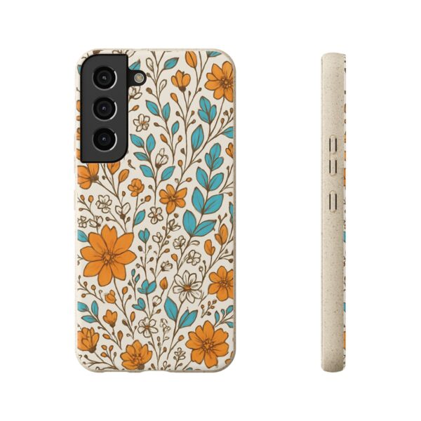 Floral Biodegradable Phone Case - Eco-Friendly Design for Nature Lovers