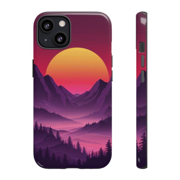 Mountain Sunset Phone Case - Tough Cases for Nature Lovers