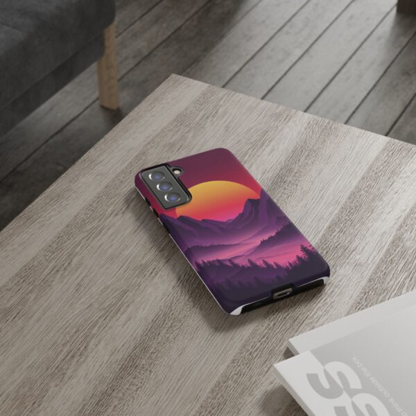 Mountain Sunset Phone Case - Tough Cases for Nature Lovers