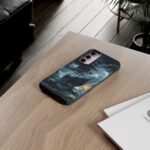 Stormy Seas Tough Phone Case - Pirate Ship Design
