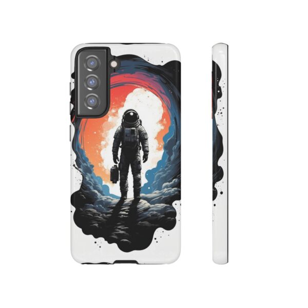Astronaut Case, Tough Phone Cover, Galaxy Art Protector, Space Lover Gift, Unique Mobile Accessory