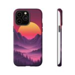 Mountain Sunset Phone Case - Tough Cases for Nature Lovers