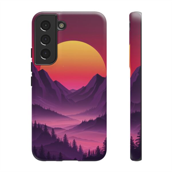 Mountain Sunset Phone Case - Tough Cases for Nature Lovers