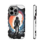 Astronaut Case, Tough Phone Cover, Galaxy Art Protector, Space Lover Gift, Unique Mobile Accessory