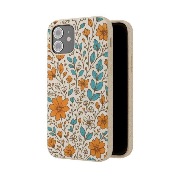 Floral Biodegradable Phone Case - Eco-Friendly Design for Nature Lovers