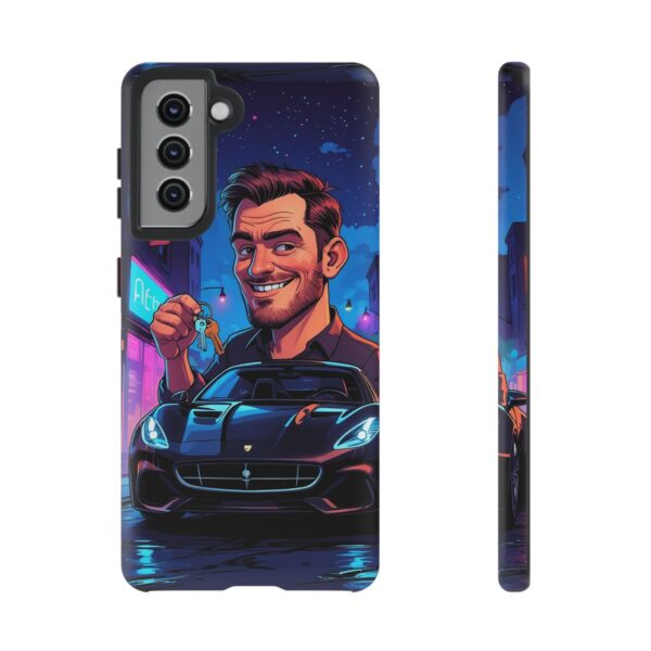 Stylish Car Enthusiast Phone Case with Key Design