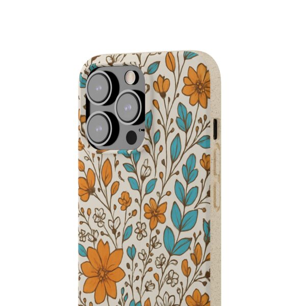 Floral Biodegradable Phone Case - Eco-Friendly Design for Nature Lovers