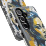 Vibrant, Artistic Tough Phone Case, Modern Art, Smartphone Accessories