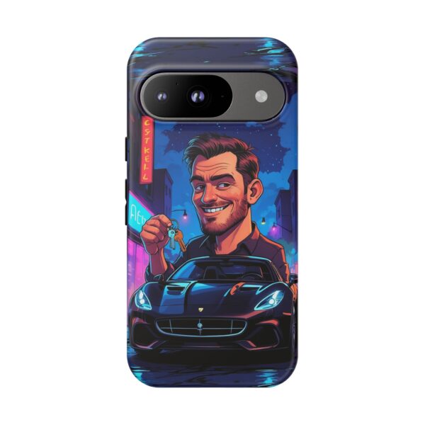 Stylish Car Enthusiast Phone Case with Key Design