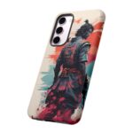 Samurai Warrior Phone Case, Tough Cases, Unique Phone Accessories, Phone Cover Gift, Gamer Phone Decor, Anime Style Case