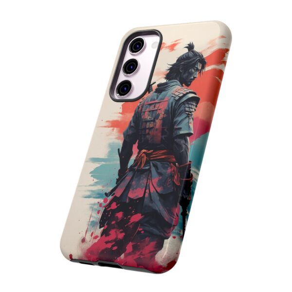 Samurai Warrior Phone Case, Tough Cases, Unique Phone Accessories, Phone Cover Gift, Gamer Phone Decor, Anime Style Case
