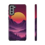 Mountain Sunset Phone Case - Tough Cases for Nature Lovers