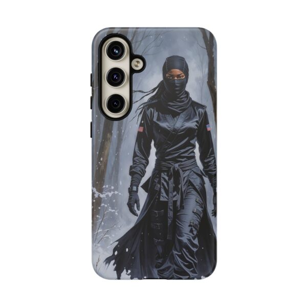 Artistic Phone Case, Ninja Aesthetic, Unique Smartphone Cover, Adventurous Spirit