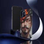 Fiery Design, Anime Style, Unique Cell Phone Accessory, Strong and Stylish