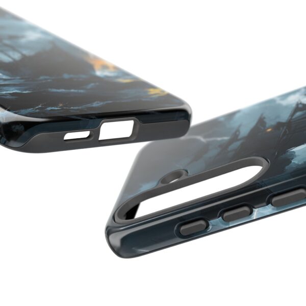 Stormy Seas Tough Phone Case - Pirate Ship Design