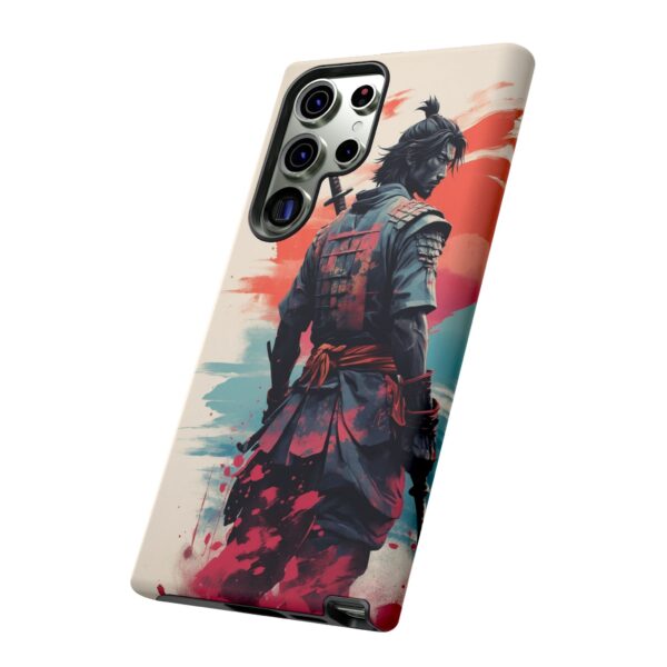 Samurai Warrior Phone Case, Tough Cases, Unique Phone Accessories, Phone Cover Gift, Gamer Phone Decor, Anime Style Case