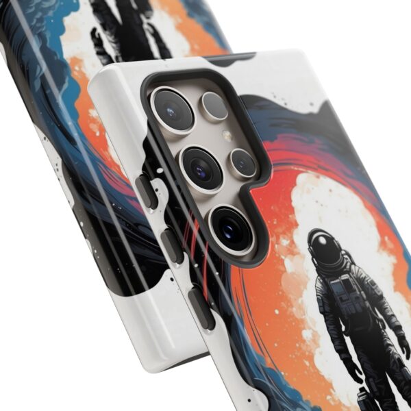 Astronaut Case, Tough Phone Cover, Galaxy Art Protector, Space Lover Gift, Unique Mobile Accessory