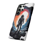 Astronaut Case, Tough Phone Cover, Galaxy Art Protector, Space Lover Gift, Unique Mobile Accessory
