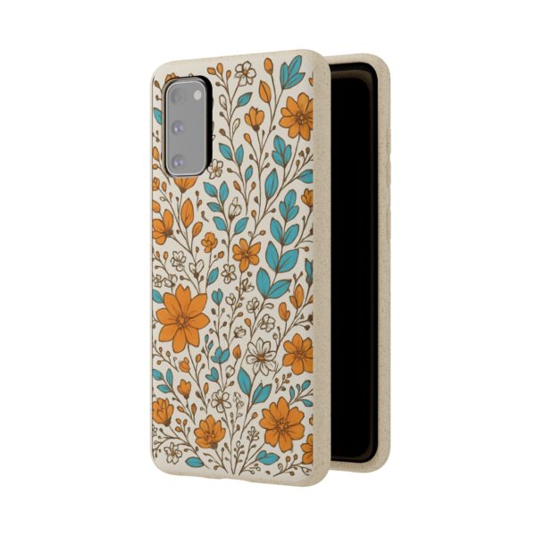 Floral Biodegradable Phone Case - Eco-Friendly Design for Nature Lovers