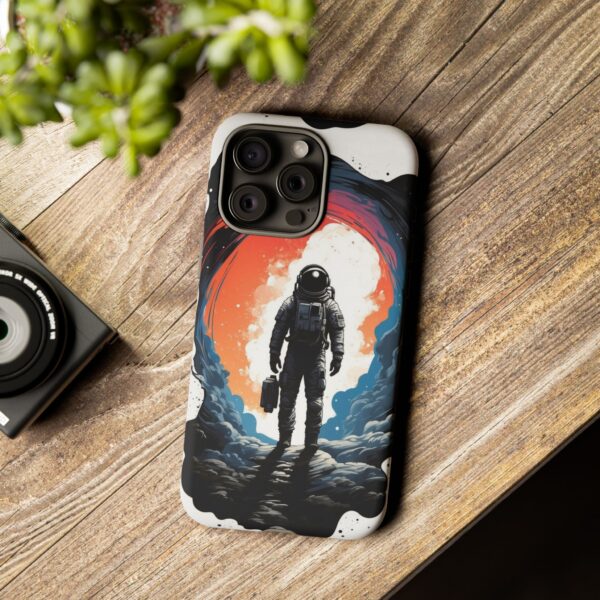 Astronaut Case, Tough Phone Cover, Galaxy Art Protector, Space Lover Gift, Unique Mobile Accessory