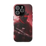 Red Urban Warrior Phone Case for Gamers & Action Fans
