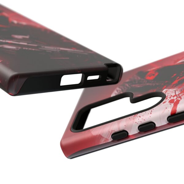 Red Urban Warrior Phone Case for Gamers & Action Fans