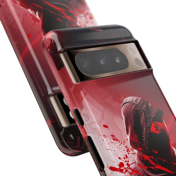 Red Urban Warrior Phone Case for Gamers & Action Fans
