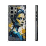 Vibrant, Artistic Tough Phone Case, Modern Art, Smartphone Accessories