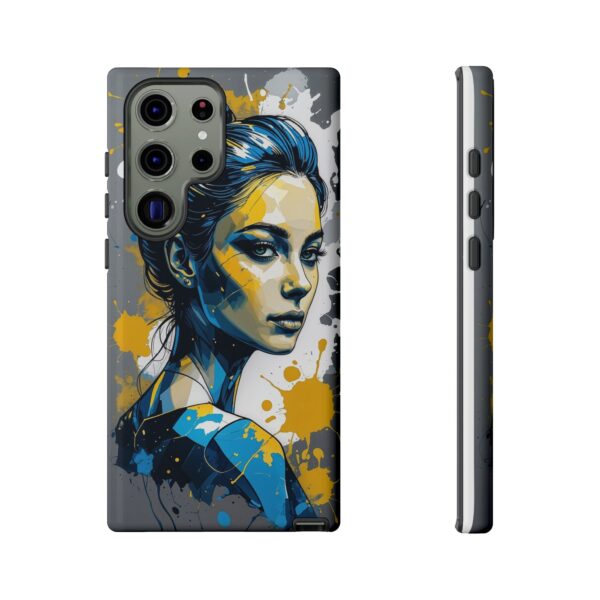 Vibrant, Artistic Tough Phone Case, Modern Art, Smartphone Accessories