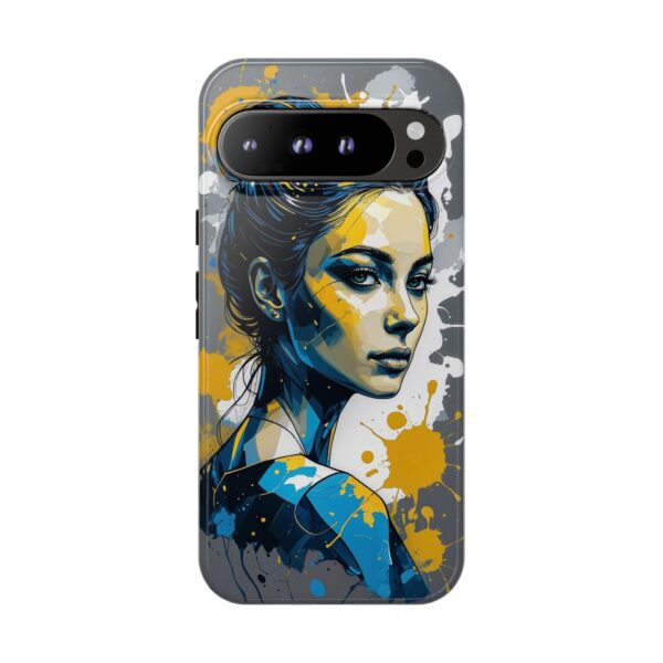 Vibrant, Artistic Tough Phone Case, Modern Art, Smartphone Accessories