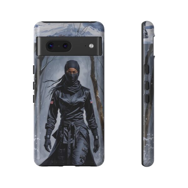 Artistic Phone Case, Ninja Aesthetic, Unique Smartphone Cover, Adventurous Spirit