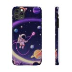 Space Astronaut Slim Phone Case
