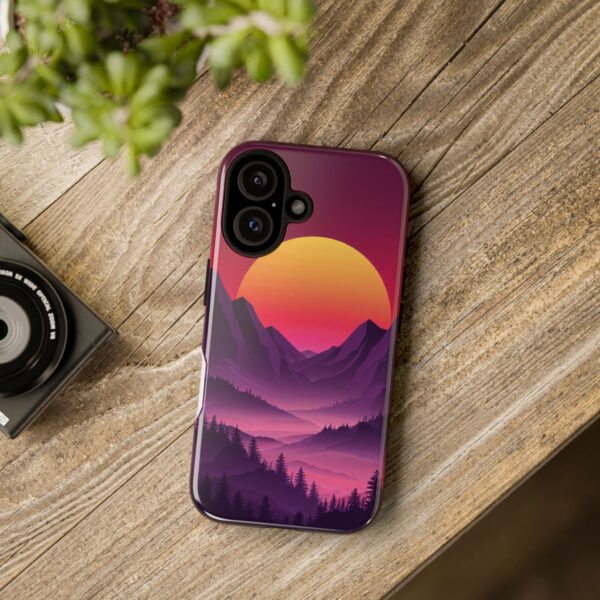 Mountain Sunset Phone Case - Tough Cases for Nature Lovers