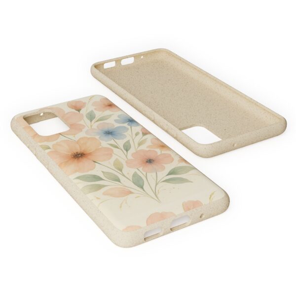 Floral Biodegradable Phone Case - Eco-Friendly Nature Design