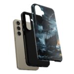 Stormy Seas Tough Phone Case - Pirate Ship Design