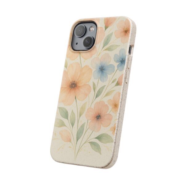 Floral Biodegradable Phone Case - Eco-Friendly Nature Design