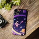 Space Astronaut Slim Phone Case