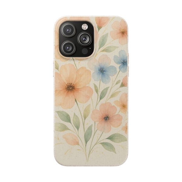 Floral Biodegradable Phone Case - Eco-Friendly Nature Design
