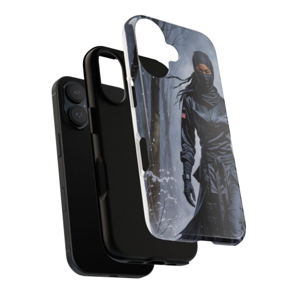 Artistic Phone Case, Ninja Aesthetic, Unique Smartphone Cover, Adventurous Spirit