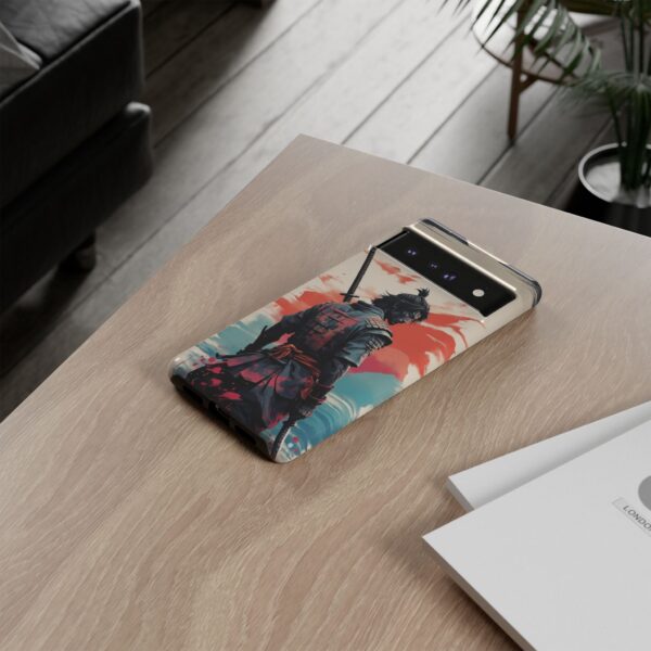 Samurai Warrior Phone Case, Tough Cases, Unique Phone Accessories, Phone Cover Gift, Gamer Phone Decor, Anime Style Case