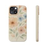Floral Biodegradable Phone Case - Eco-Friendly Nature Design