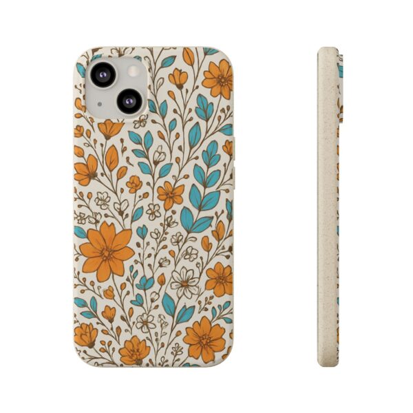 Floral Biodegradable Phone Case - Eco-Friendly Design for Nature Lovers