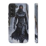 Artistic Phone Case, Ninja Aesthetic, Unique Smartphone Cover, Adventurous Spirit