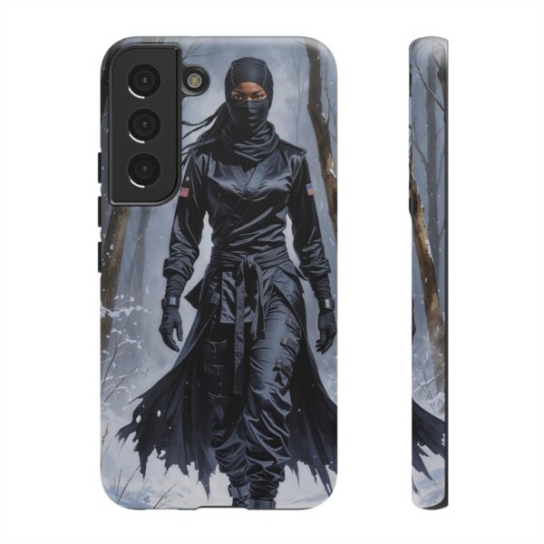 Artistic Phone Case, Ninja Aesthetic, Unique Smartphone Cover, Adventurous Spirit