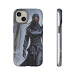 Artistic Phone Case, Ninja Aesthetic, Unique Smartphone Cover, Adventurous Spirit