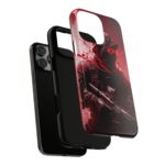 Red Urban Warrior Phone Case for Gamers & Action Fans