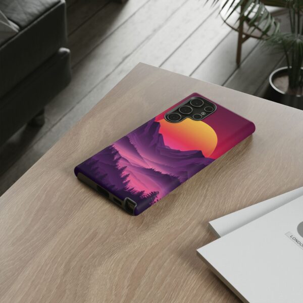 Mountain Sunset Phone Case - Tough Cases for Nature Lovers
