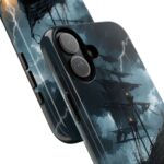 Stormy Seas Tough Phone Case - Pirate Ship Design